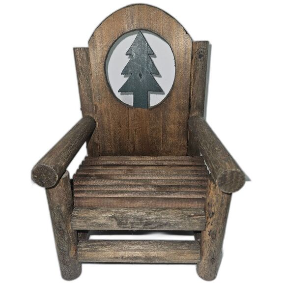 Boyd's Bear Wood Land Pine Tree Chair Log Style - Picture 7 of 7